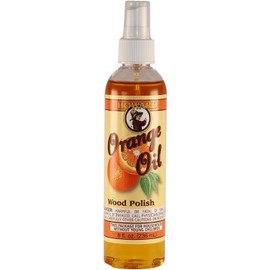 HOWARD - Orange Oil Wood Polish - Revitalize and Conditions Your Wood Furniture, Safe on finished and unfinished wood. Size: 8 Fl oz