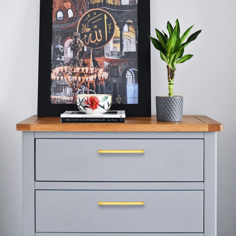 Ravinte 30 Pack Solid 6-1/4 Inch Kitchen Square Cabinet Handles