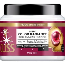 Gliss 4-in-1 Color Radiance Bond-Building Hair Mask, 400 ml