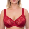 Wide Strap Bra Plus Size Full Coverage Underwire Support Panels