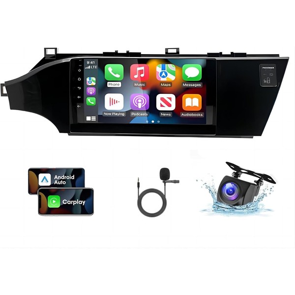 Android 13 Double Din Car Stereo with Carplay/Android Auto fit