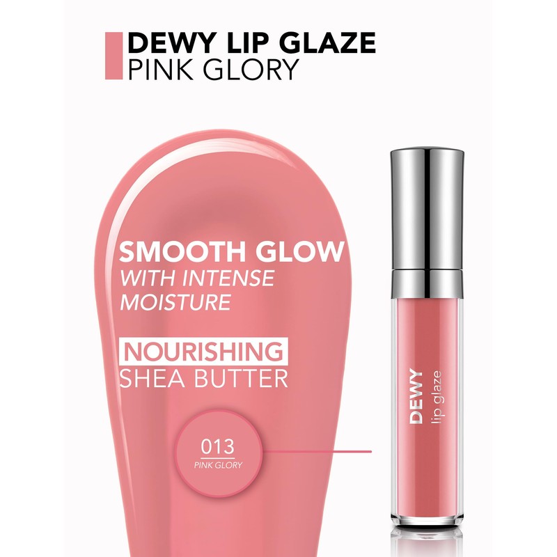 Flormar Dewy Lip Glaze 013 Pink Glory - Moisturising &