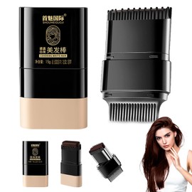 2-in-1 Instant Hair Dye Pen, Hair Dye Comb, Grey Hair Cover Women, Temporary Root Colour Hair Dye Brush, Grey Hair Cover for Men and Women (Dark Brown)