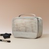 PICCASSO [Picasso] Square mesh pouch warm gray 1ea / [피카소]