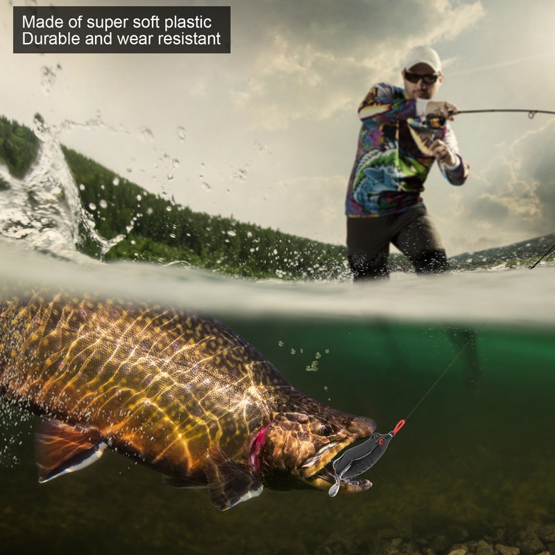 3Pcs/Set Artificial Fishing Lures Modified Fishing Soft Bait Plastic Lures