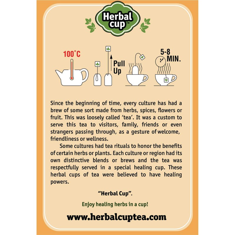 Herbal Cup Ashwagandha Tea, Organic Moringa Tea, No Caffeine Herbal