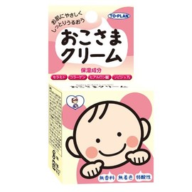 TO-PLAN Okosama Cream, 1.1 oz (30 g), Uncolored, Fragrance-free, Weak Acid, Hypoallergenic Cream