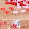 Heart Shape Push Pins - Pink & Red Heart Shape