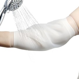 Waterproof PICC line Shower Cover for Arm Chemotherapy Wound Injuries Protector - Bathroom Keep Dry Accessories, Reusable, M Size Fits for Adult