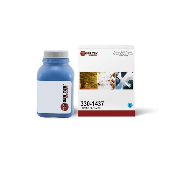 Laser Tek Services Compatible Toner Refill Kit Replacement for Dell