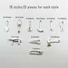100Pcs Mini Tool Charms for Jewelry Making Hammer Wrench Tool