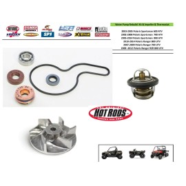 Hot Rods POLARIS RANGER 700, 800 / RZR 800 WATER PUMP REBUILD KIT with ALUMINUM IMPELLER