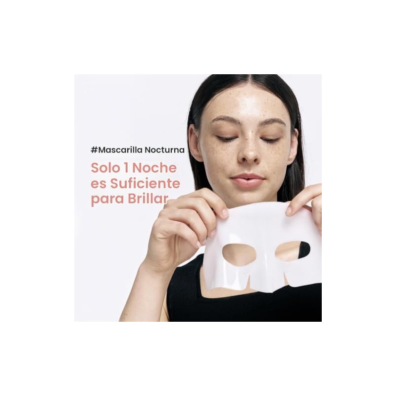 Beauty Bio Máscara de Colágeno, Paquete de 12 Piezas, Hidratante