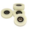 4 Pieces Nylon Polyamide Rollers 40 mm diameter 10 mm