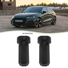 ECSiNG 2Pcs Rear Light Screw M6 Car Tail Light Fastening Nut 8P0945300 Compatible with TT (2007-2014) A3 (2005-2013) A6 (2005-2011) Black