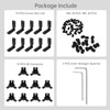 22Pcs 2020 Series Aluminum Extrusion Connectors, CLAHJQX Aluminum Extrusion T-Slot