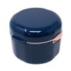 MILASIC Mouthpiece Denture Carrying Case, Navy, Stylish, Retainer, Portable, Cleaning,