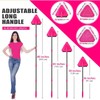 Wall Mop with Long Handle 80 inches, Upgraded 180? Collapsible