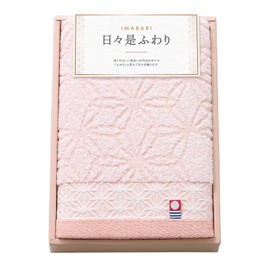 Tokuda 64410 Daily Clefuwari Face Towel, Pink