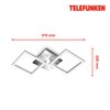 TELEFUNKEN - 318508TF LED Ceiling Light with Motion Sensor with