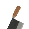 TrueCraftware- 8-1/2" Cast Iron Ping Knife/Cleaver with Wooden Handle- Meat