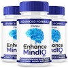 (3 Pack) Enhance Mind IQ Capsules, Enhanced Mind I Q Supplement Brain Health & Loss Support Pills, Advanced Premium Wellness Formula for Better Focus, Energy, Stress Relief, Calm, Sharp Memory (180ct)