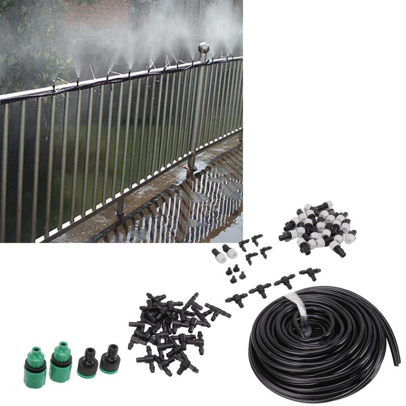Misting Watering Garden Hose PVC and Plastic Automatic 65.6ft Mist