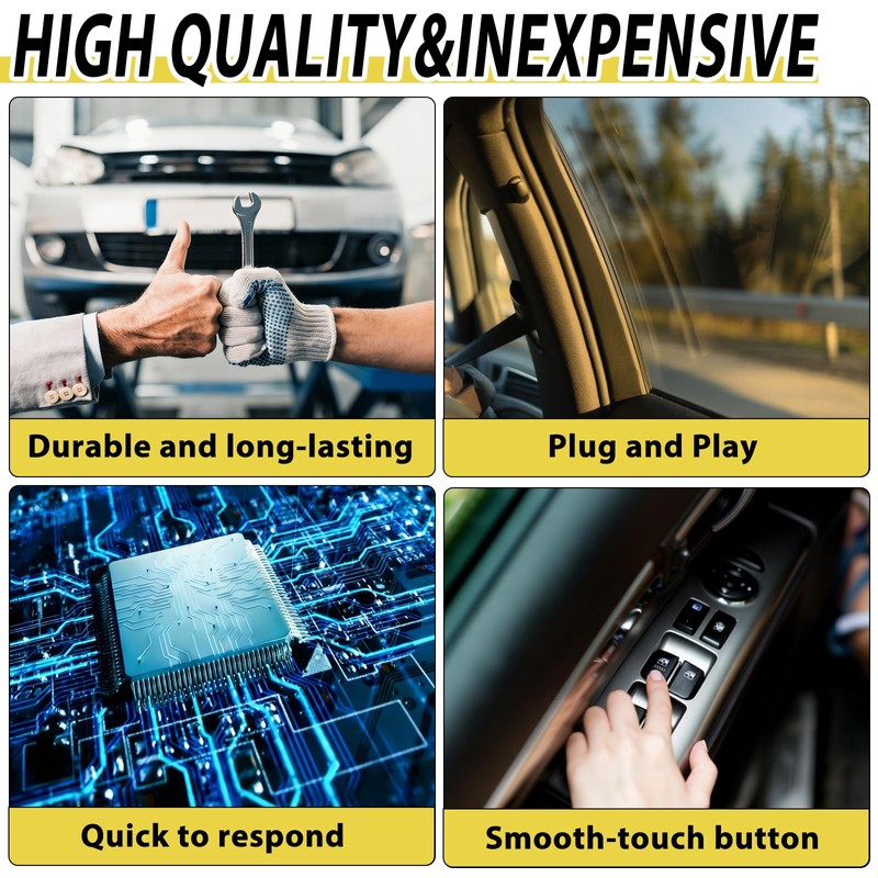 Vurkcy Passenger Side Power Window Switch Control Button Compatible with