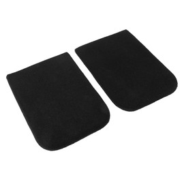 Laroal Wheelchair Footrest Cover Neoprene Soft Leg Rest Cushion Non-Slip Footplate Protector Pad, 2 Pcs/Set