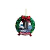 Chicago Wreath Sparkle Hanging Ornament