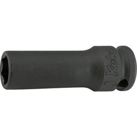 Yamashita Industrial Research Laboratory Koken 13301X-24 3/8 (9.5 mm) SQ. Impact Hexagonal Semi-Deep Socket (Thin) 0.9 inches (24 mm)