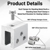 Tandefio 6 Sets Roof Clamp for Standing Metal Roof Standing
