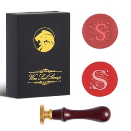 iTERYOU 2Pcs Letter S Wax Seal Stamp with Gift Box, A to Z Series Wax Stamp, Wax Seal Stamp Kit for Thanksgiving
