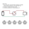 5Pcs Momentary Push Button Switch Metal Auto Reset Ultra Thin