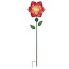 Sunset Vista Design Solar Garden Stakes - Fiber Optic Poppy