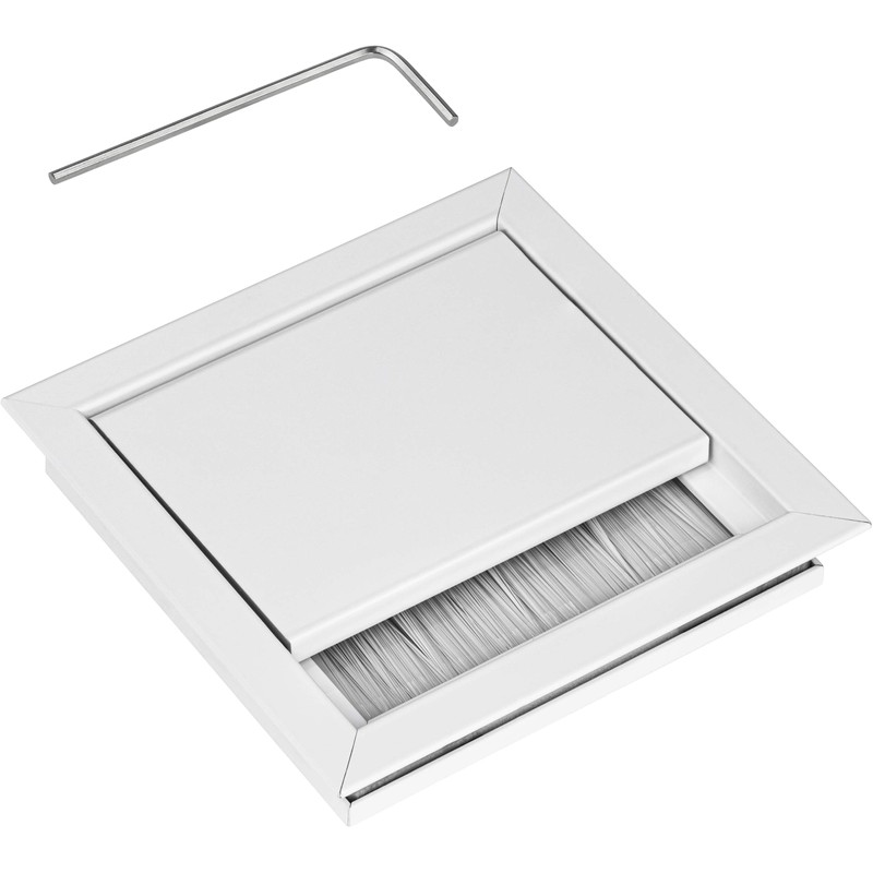 Gedotec Exit G11 ECO Cable Enclosure White Square with Brush