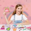 Zonon 8 Pieces Kids Lacing Cards Sewing Cards in 8