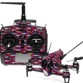 MightySkins Skin Compatible with Swagtron SwagDrone 150-UP - Saltwater Collage | Protective, Durable, and Unique Vinyl Decal wrap Cover | Easy to Apply, Remove, and Change Styles | Made in The USA