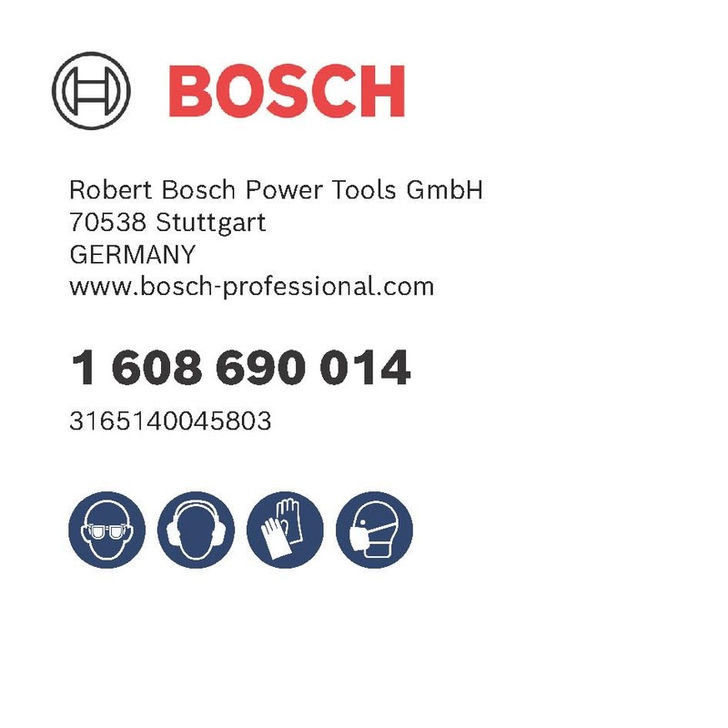 Bosch 1608690014 SDS+ Toothed Chisel 32x130mm