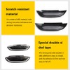 Jstotrim Carbon Fiber Door Handles Bowl Cover Trim Decal Bezel