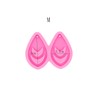 2Pcs Resin Molds Silicone Earring Molds for Jewelry Making, Silicone