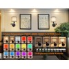 GOODATE Battery Operated Wall Sconce with Remote Control, 15 Colors