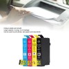 4PCS Printer Ink Cartridge Colorfast Clear Printing Large Capacity Ink