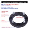 VLAOSCHI Black Forged 4x137 ATV Wheel Spacers 1.5 Inch with
