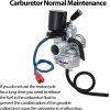 PCC Carburetor W/ ELECTRIC CHOKE FOR 2 Stroke MOPED Dinli