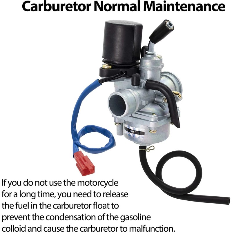 PCC Carburetor W/ ELECTRIC CHOKE FOR 2 Stroke MOPED Dinli