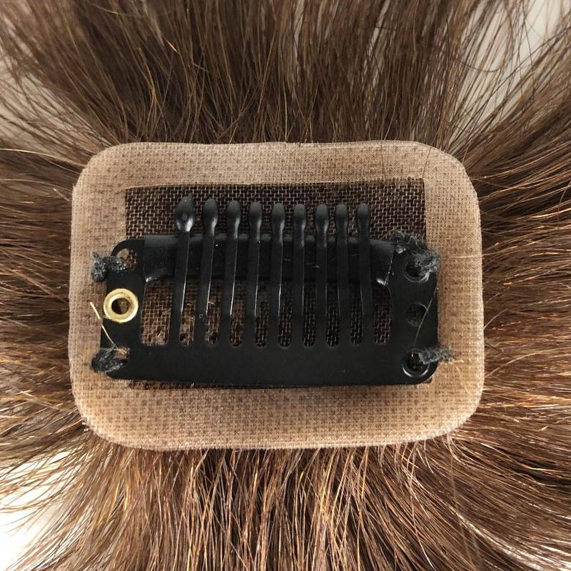 Clip in Bangs 3D Human Hair Clip-on French Bangs Topper