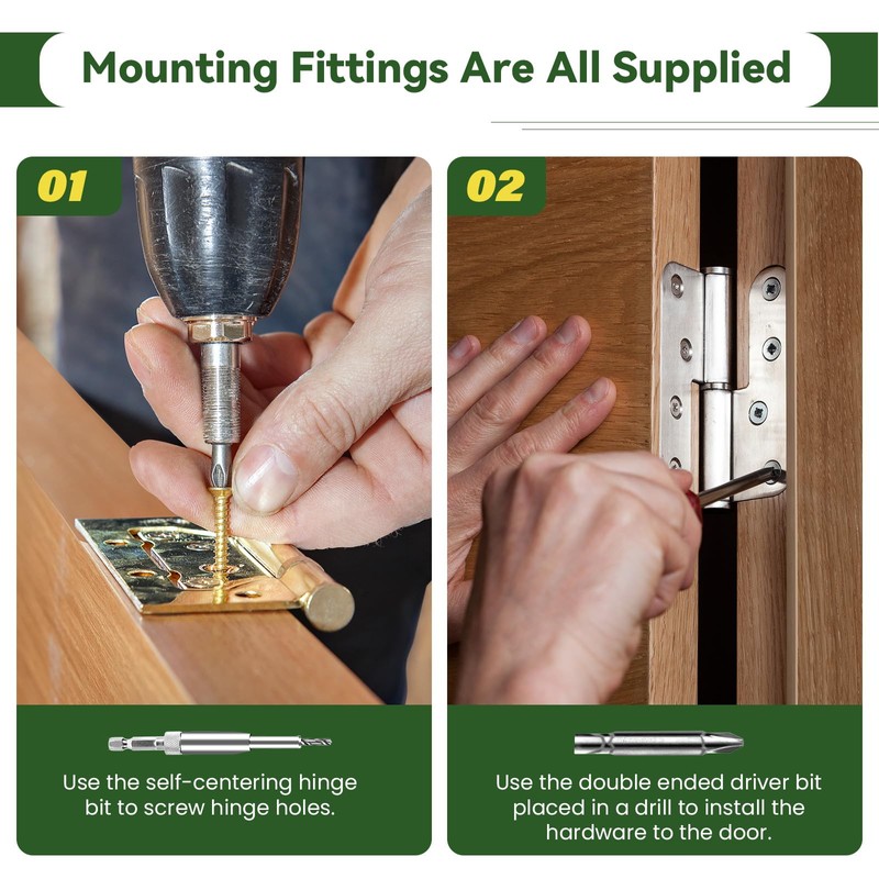 Door Hinge Jig, Door Hinge Mortiser for Router, Length 3”