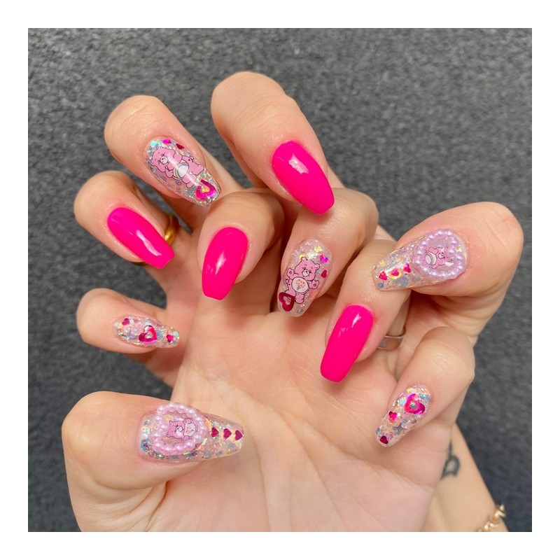 MunNail Hari GomSticker design is random - short oval /