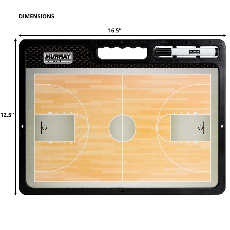Murray Sporting Goods Premium Basketball Coaches Clipboard